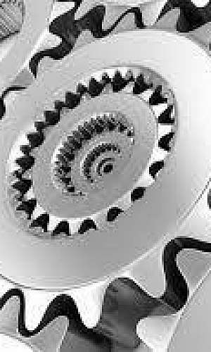 cônica de dentes espirais cônica de dentes espirais