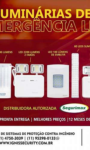 Luminária de emergência led Luminária de emergência led